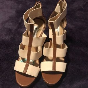 Steve Madden cork wedges